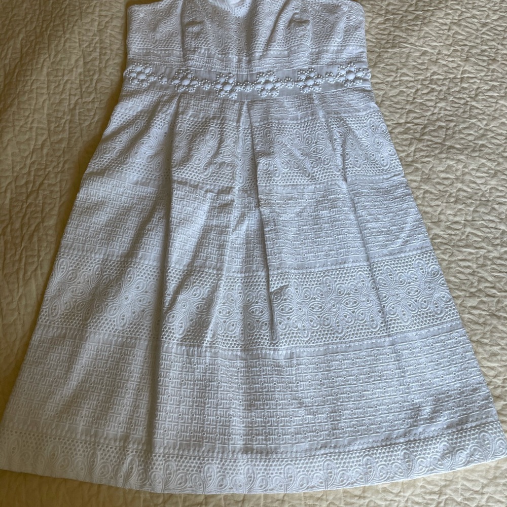 Lilly Pulitzer jewel embedded strapless Dress